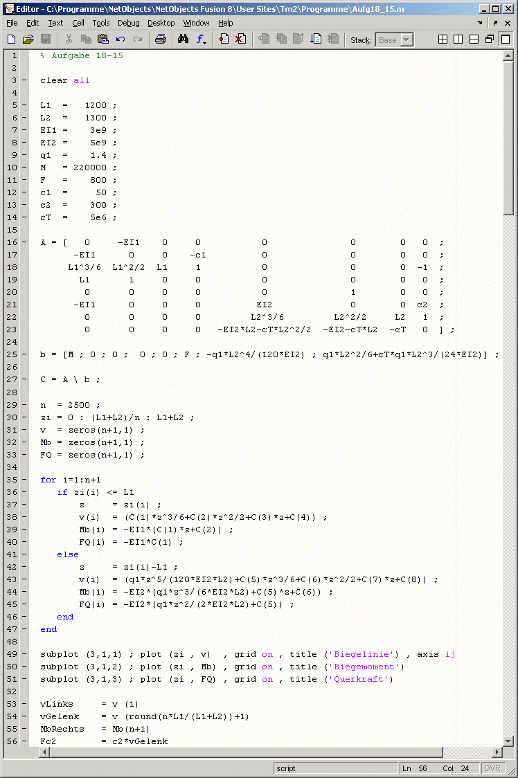 Matlab-Script Aufg18_15.m