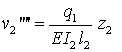 Differenzialgleichung der Biegelinie fr einen Trgerbereich mit Dreieckslast