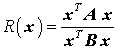 Rayleighscher Quotient fr das Allgemeine Matrizeneigenwertproblem mit symmetrischen Matrizen