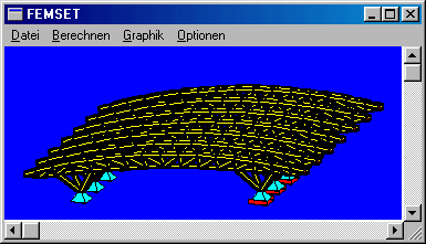 Dachkonstruktion des Terminals 4 des Hamburger Flughafens