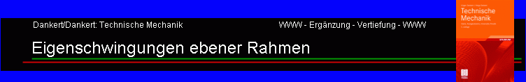 Eigenschwingungen ebener Rahmen