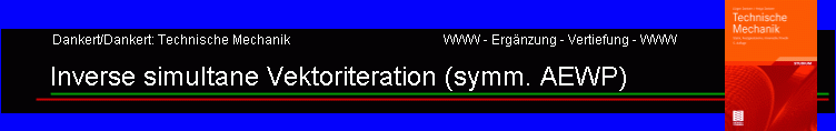 Inverse simultane Vektoriteration (symm. AEWP)