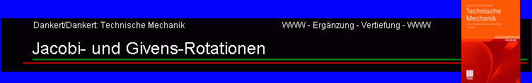 Jacobi- und Givens-Rotationen