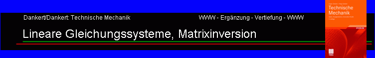 Lineare Gleichungssysteme, Matrixinversion