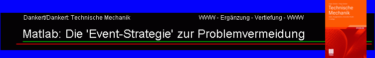 Matlab: Die 'Event-Strategie' zur Problemvermeidung