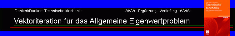 Vektoriteration fr das Allgemeine Eigenwertproblem