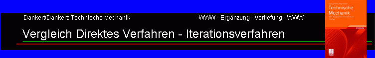 Vergleich Direktes Verfahren - Iterationsverfahren