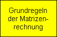 Zur Startseite "Grundregeln der Matrizenrechnung"