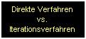 Zum Vergleich"Direkte Verfahren vs. Iterationsverfahren"