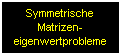 Aussagen ber das Spezielle Matrizeneigenwertproblem mit symmetrischer Matrix und das Allgemeine Matrizeneigenwertproblem mit symmetrischen Matrizen