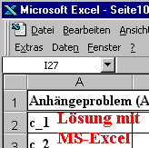 Lsung mit  
MS-Excel